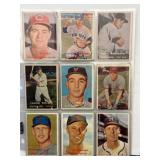 (33) 1957 Topps Baseball Cards, Low Grade