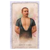 1887 Allen & Ginter Edwin Bibby Wrestling Card