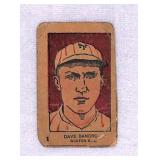 1926 W512 Dave Bancroft Strip Card