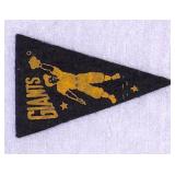Vintage NY Giants Mini Felt Pennant