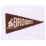 Vintage St. Louis Browns Mini Felt Pennant