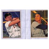 (3) 1952 Bowman Baseball Stars