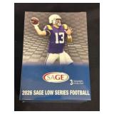 2026 Sage Low Series Football Blaster Box