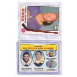 (9) 1970s NHL Hockey Trading Cards