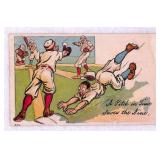 Circa 1900 Baseball Humor Postcard