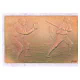 1906 Embossed Baseball Postcard