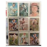 (45) 1957 Topps Baseball Cards Low Grade