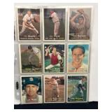 (27) 1957 Topps Baseball Cards Nice Shape
