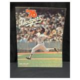 1976 Los Angeles Dodgers Yearbook