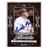 Linda Ruth Signed Babe Ruth Achievement Card