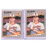 (2) 1989 Fleer Bill Ripken Cards