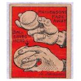 1935 Schutter Johnson Christy Mathewson Card