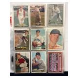 (45) 1957 Topps Baseball Cards Low Grade