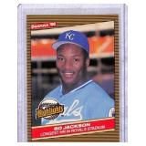 1986 Donruss Bo Jackson Highlights Card