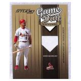 Albert Pujols Game-Worn Jersey Card