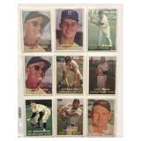 (9) 1957 Topps Baseball HOF Low Grade