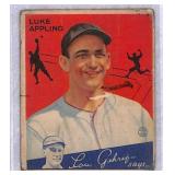 1934 Goudey Luke Appling Baseball Card