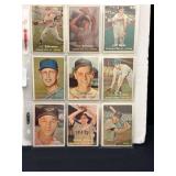 (27) 1957 Topps Baseball Cards Nice Shape