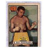 1951 Ray Robinson Boxing Card by TCG