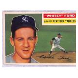 1956 Topps Whitey Ford Baseball Card #240