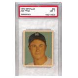 1949 Bowman Joe Page #82 PSA NM 7