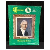 1969 Oakland Athletics 40th Anniversary Yearbook