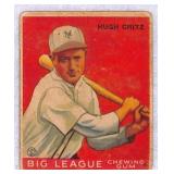 1933 Goudey Hugh Critz Card No. 3