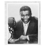 1950ï¿½s WNBC Jackie Robinson Jumbo Postcard