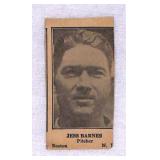1925 W590 Jess Barnes Baseball Strip Card