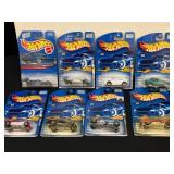 8 Hot Wheels Collectible Cars