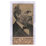 1925 W590 James A. Garfield Strip Card