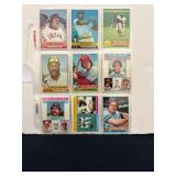 (9) 1976 Topps Baseball Stars/HOF Cards