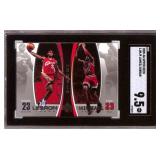 2005-06 UD LeBron James/Michael Jordan Card