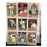 214 1976 Baseball Trading Cards