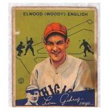 1934 Goudey Woody English Baseball Card