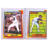 (3) 1990 Topps Nolan Ryan Cards
