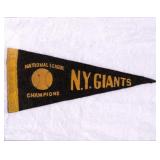 N.Y. Giants National League Champions Pennant