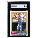 1981 Topps #206 Mike Schmidt Graded SGC 7