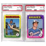 1975 Topps Mini PSA Graded 8 Cards