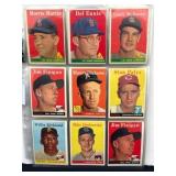 (45) 1958 Topps Baseball Cards