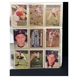 (27) 1957 Topps Baseball Cards Nice Shape