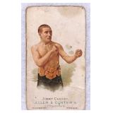 1887 Allen & Ginter Jimmy Carney Boxing Card