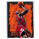 1996 Michael Jordan Hardwood Leader Card #123