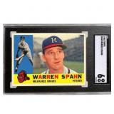 1960 Topps Warren Spahn #445 Baseball Card SGC 6