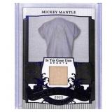 Mickey Mantle Game-Used Memorabilia Card