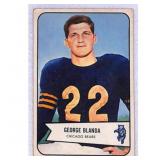 1954 Bowman George Blanda Football Card #23