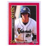 2010 Michael Trout Cedar Rapids Kernels Card