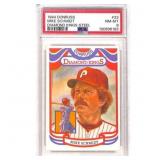 1984 Donruss Mike Schmidt Diamond Kings PSA8