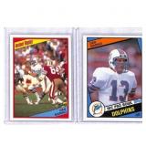 (4)Dan Marino Football Cards with Rookies