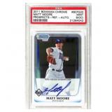 2011 Bowman Chrome Matt Moore Autographed Card